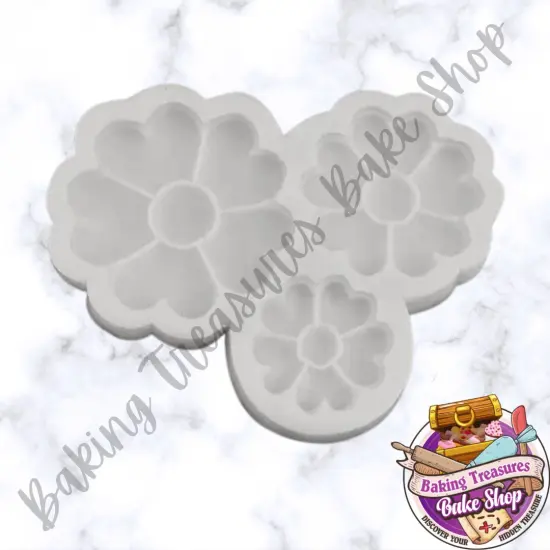 Flower Power #2 silione mold {2}