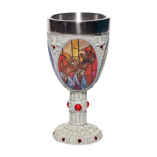 Disney Showcase Beauty and the Beast Decorative Goblet 7.1in H {4}
