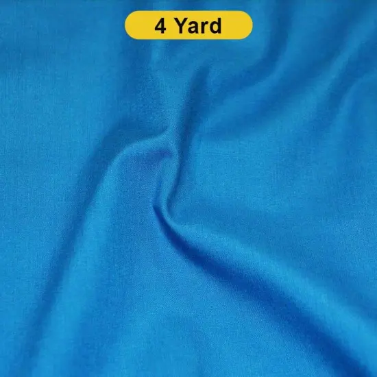 Polyester Cotton Broadcloth Fabric 60" Wide Multiple Colors Ocean Blue {1}