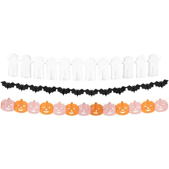 TISSUE PAPER HALLOWEEN GARLAND SET {1}