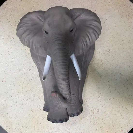 Elephant Behemoth Wall Decor Statue {2}