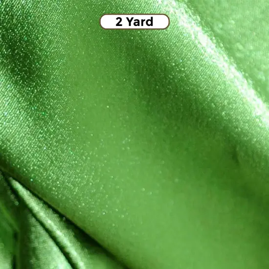 Superior Quality Crepe Back Satin Fabric 60" Wide Multiple Colors Dark Lime {1}