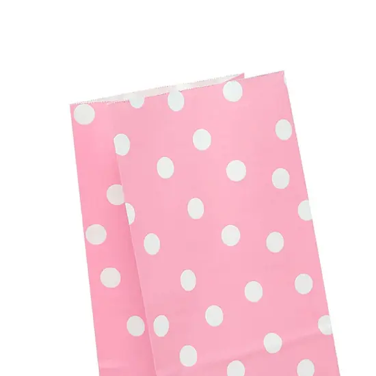Dot Print Sos Food Bags 5'' x 3'' x 9 1/2'' Storage {6}