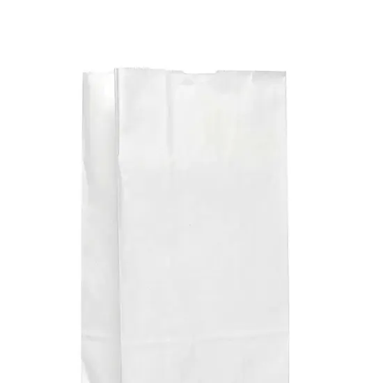 White Paper Bags 7 3/4'' x 4 7/8'' x 15 3/4'' {4}