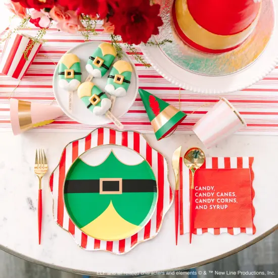ELF CANDY SMALL RED NAPKINS {3}