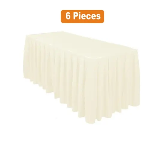 60" x 120" Banquet Polyester Tablecloth {1}