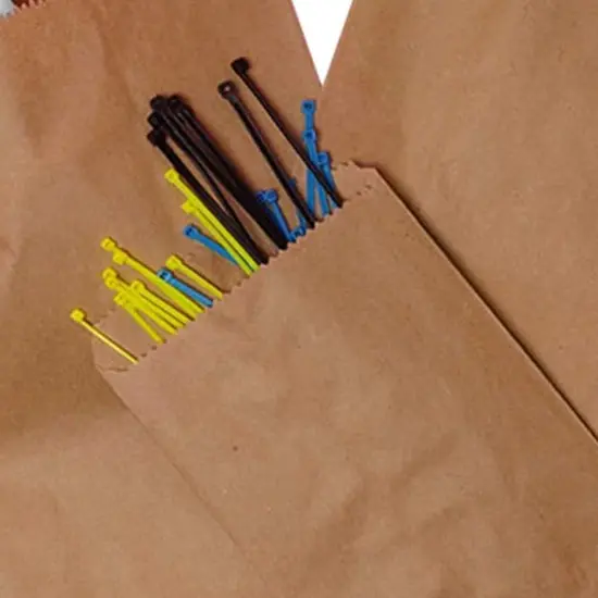Flat Kraft Paper Bags 12" x 2 3/4" x 18" {4}
