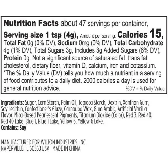 PWilton 6 Cell Happy Valentine's Day Sprinkles Mix 6.6 oz. {6}