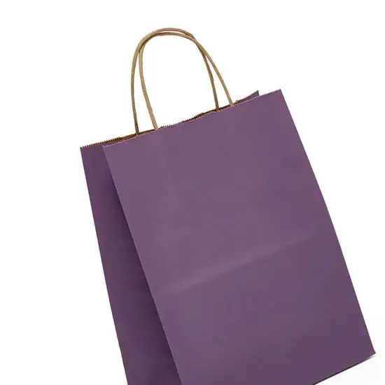 Kraft Tinted Shopping Bag Generous 5.5" x 3.25" x 8.375" {5}
