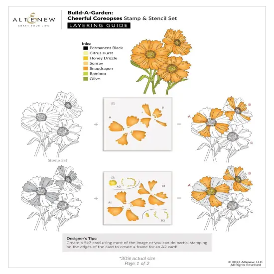 Build-A-Garden: Cheerful Coreopses & Add-on Die Bundle {3}