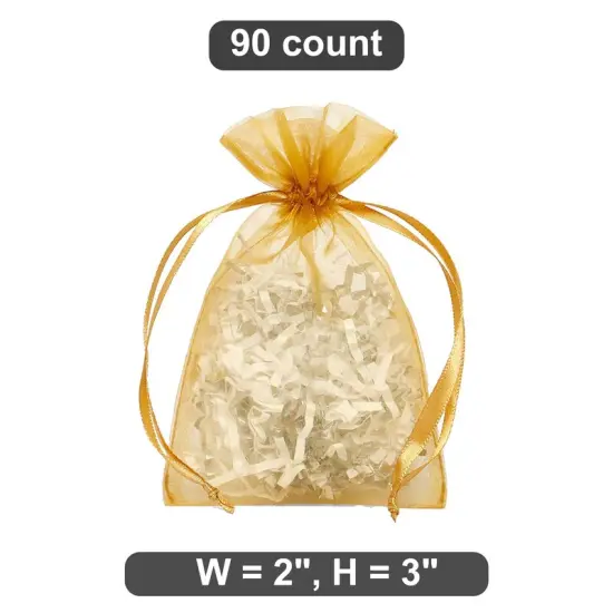 Perfect for Tiny Gifts and Favors 2" x 3" Organza Bag {1}
