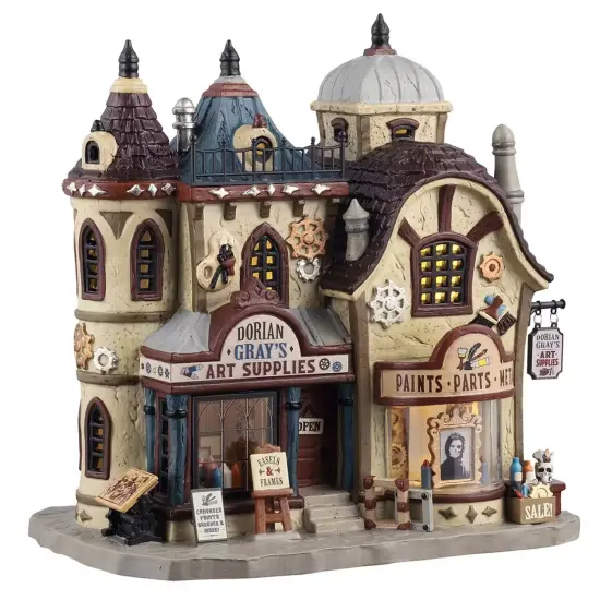 Dorian Gray's Art Supplies - Lemax Spooky Town {1}