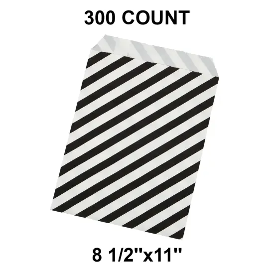 Diagonal Stripes Shopping Merchandise Bags 8 1/2" x 11" {1}