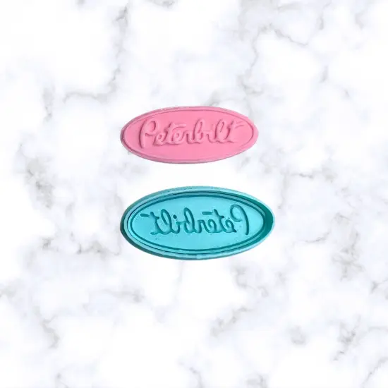 PeterbiltCookie Cutter and Stamp {1}