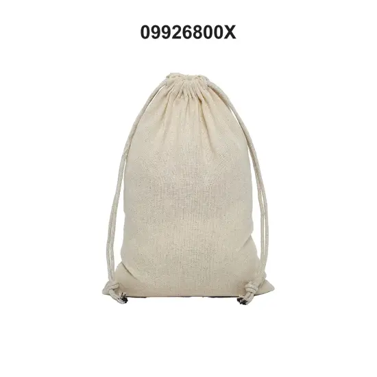 Spacious Cotton Muslin Pouch 10" x 16" {2}