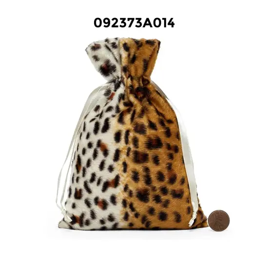 Stylish Animal Print Faux Fur Bags 4" x 6" {3}