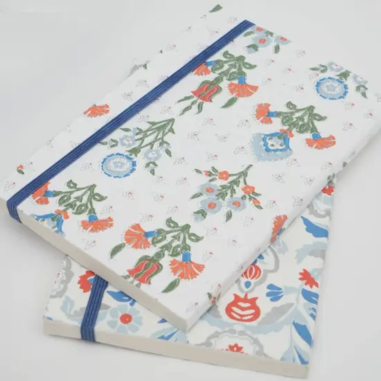 Floral Handmade Notebook- Pack of 6 {5}