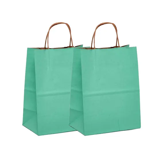 Convenient Kraft Shopping Bag 5.5" x 3.25" x 8.375" {4}