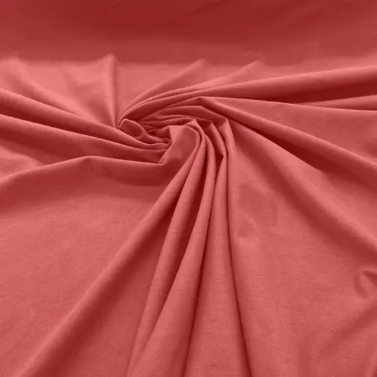 1 Yard Salmon Cotton Jersey Spandex Knit Fabric, a Superior Quality Textile, Stretchy, Breathable and Soft to the Touch 60" Width {1}