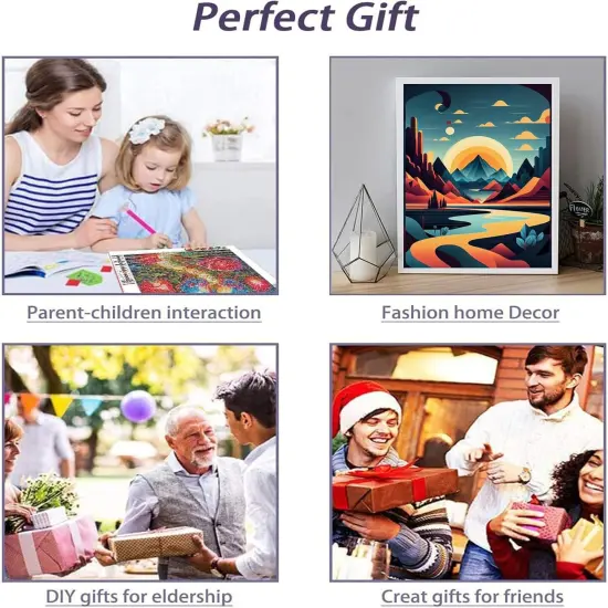 Landscape Diamond Painting Kits for Adults Diamond Art DIY Art Painting Wall Decoration for Gifts,DIY Painting for Adults' Paint-by-Number Kits Mosaic Making {5}