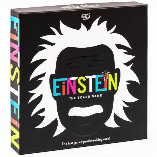 Professor Puzzle: Einstein: The Board Game - A Fast-Paced Puzzle-Solving Race, Brain Teasers, Category Challenges, Family & Kids Ages 4+, 2-10 Players {1}