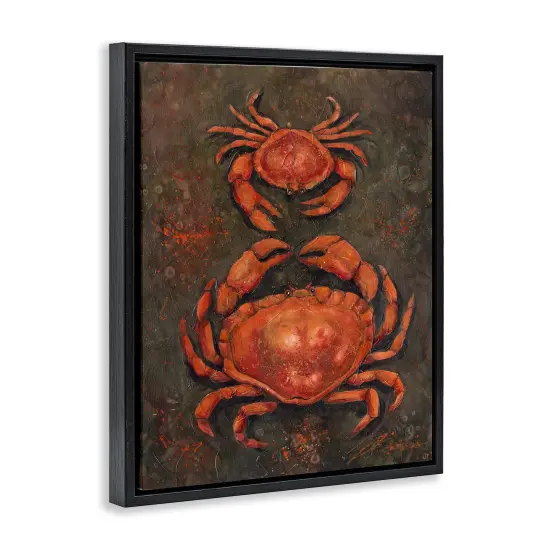 Stupell Industries Small & Large Crab Pair Floating Frame Design by Jody Bergsma {3}