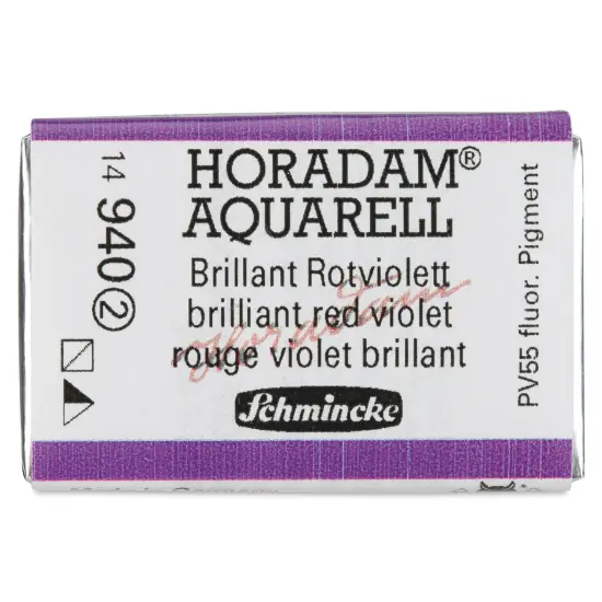Schmincke Horadam Aquarell Watercolor - Brilliant Red Violet, Full Pan {1}