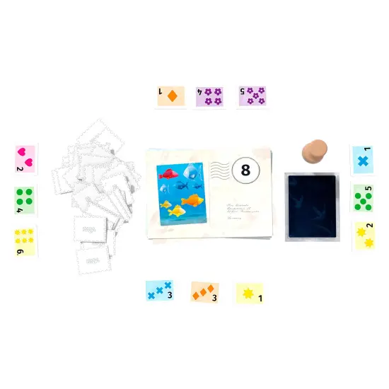 HABA Pio's Pigeon Post Board Game for Kids 5 & Up, A Fun Arithmetic Family Game and Stem Toy with Postcards and Mail Multicolor {4}