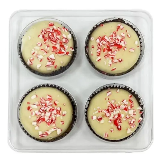 Round Cookie Tackle Box 4 Cavity 5" x 11/16" x 5" 25 pack CTBS22O {1}