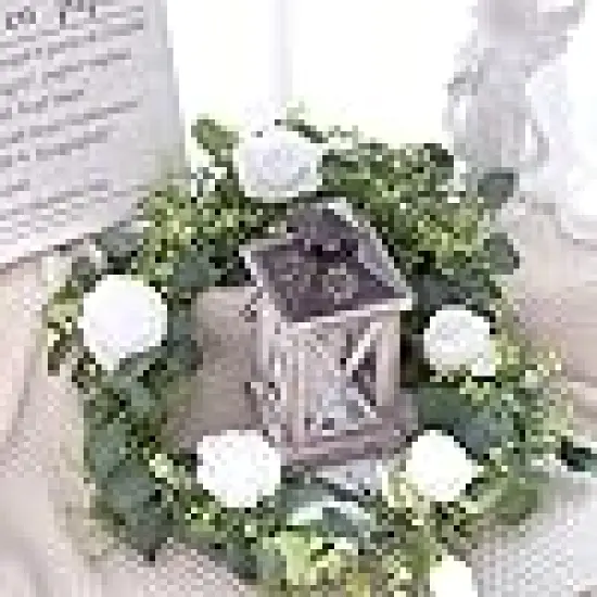 Fake Silver Dollar Eucalyptus Greenery Garland {6}