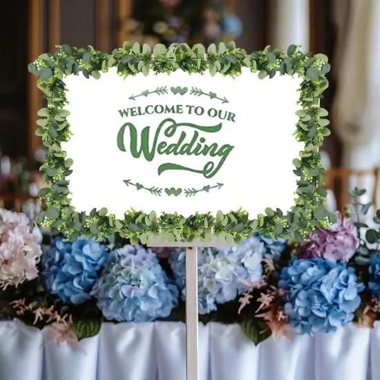 Eucalyptus Leaves for Table Home Wedding Mantle Party Indoor Decor {6}