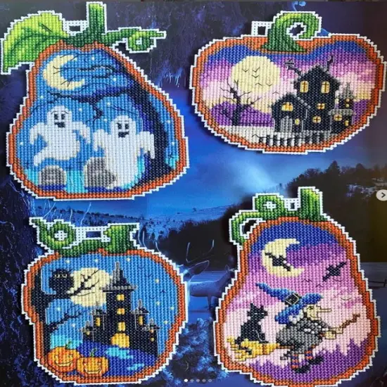 Halloween Scenes Counted Cross-Stitch Kit {2}