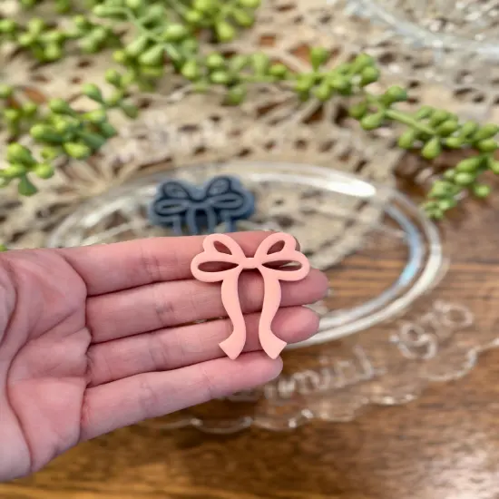 DOUBLE LOOP BOW CUT OUT | COQUETTE | CLAY CUTTER {2}