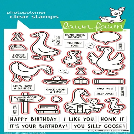 Lawn Cuts Custom Craft Dies-Silly Goose! {3}