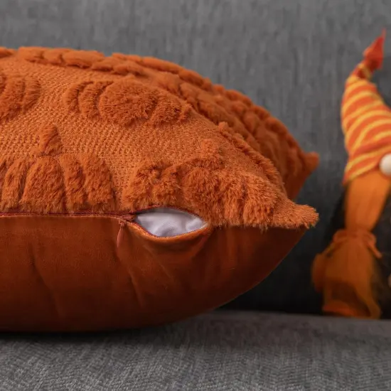 Decorations Rust Pumpkin Throw Pillow Cases {5}