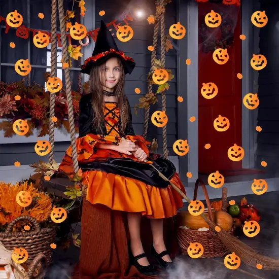 Halloween Glitter Confetti Table Decorations {4}