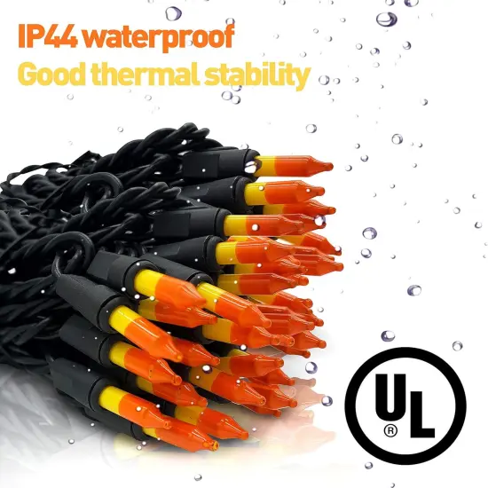 Halloween Orange Lights String Outdoor 100 {3}