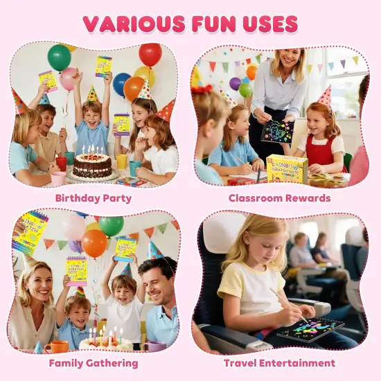 24 Pack Scratch Art Party Favors {4}