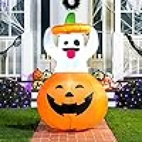 Halloween Inflatable Ghost Outdoor Decorations {3}