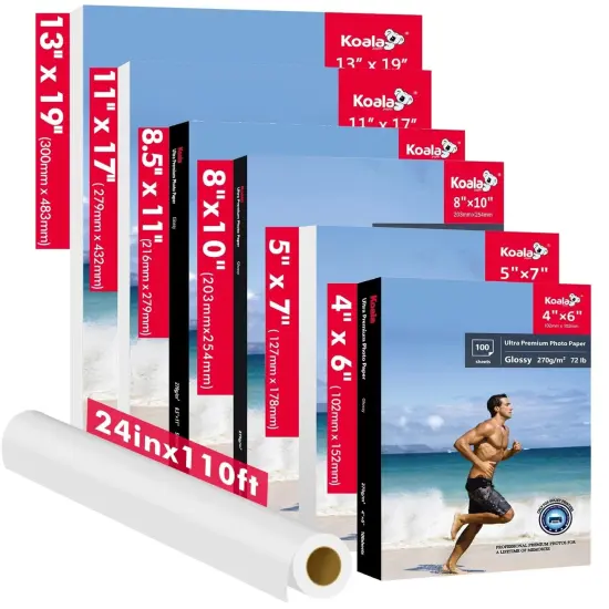 Koala Ultra Premium 72lb Glossy Photo Paper in Multiple Sizes {2}