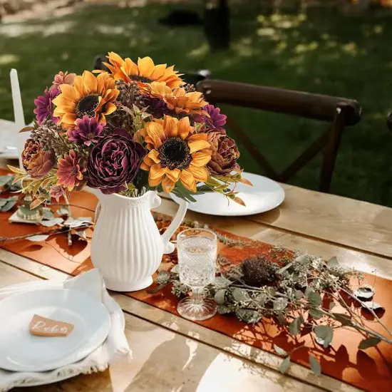 Bundles Fall Flowers Bouquet {5}