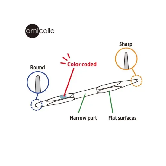 Tulip Amicolle Cable Stitch Needles Assorted {2}