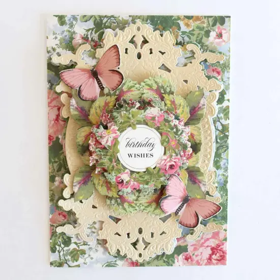 Floral Wreath 120 count Stickers {6}