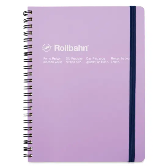 Delfonics Rollbahn Classic Spiral Notebook - Light Purple, A5 {1}