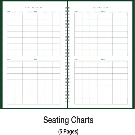 6 Period Teacher Lesson Plan - 8.5 inches X 11 inches (44 Weeks) {4}