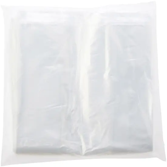 Plymor 10" x 6" x 20" (Pack of 100), 1 Mil Gusseted Plastic Bags {6}