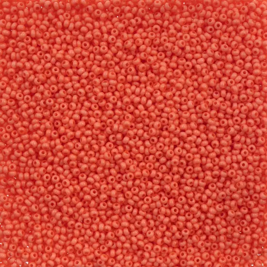 John Bead 11/0 Opaque Dyed Solgel Czech Glass Seed Beads, 250g Chalk Pink {1}