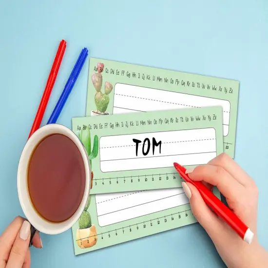 Cactus Name Tags Labels Desk {3}