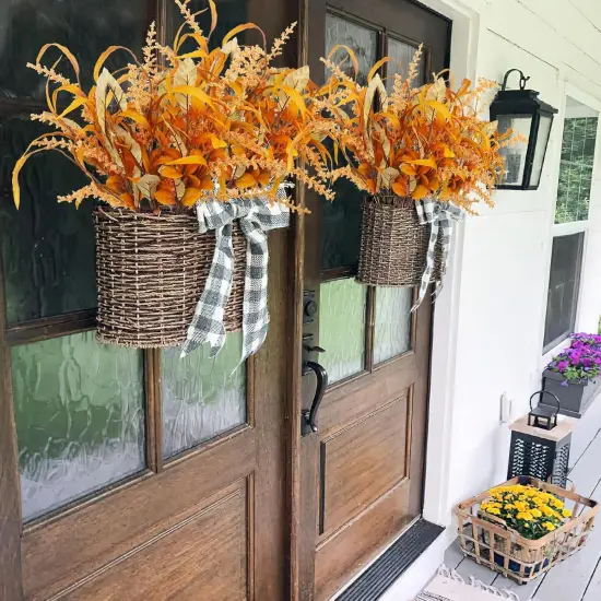 3 Pcs Artificial Fall Flowers Autumn Flowers {4}