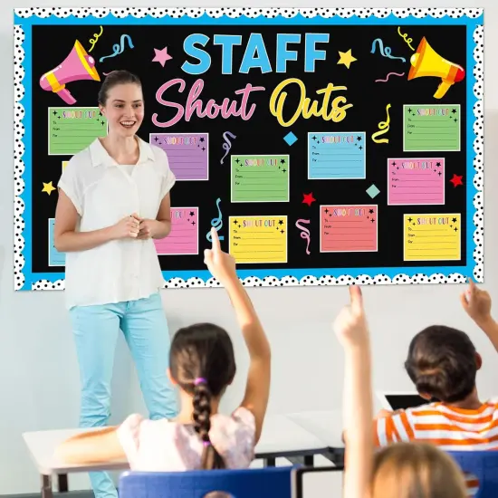 Staff Shout Outs Bulletin Board Decorations Set {5}